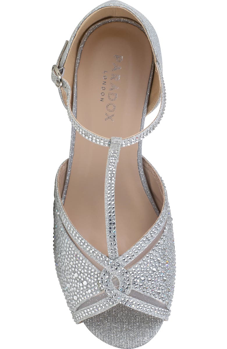 Paradox London Pink Janelle Wedge Sandal, Alternate, color, Silver