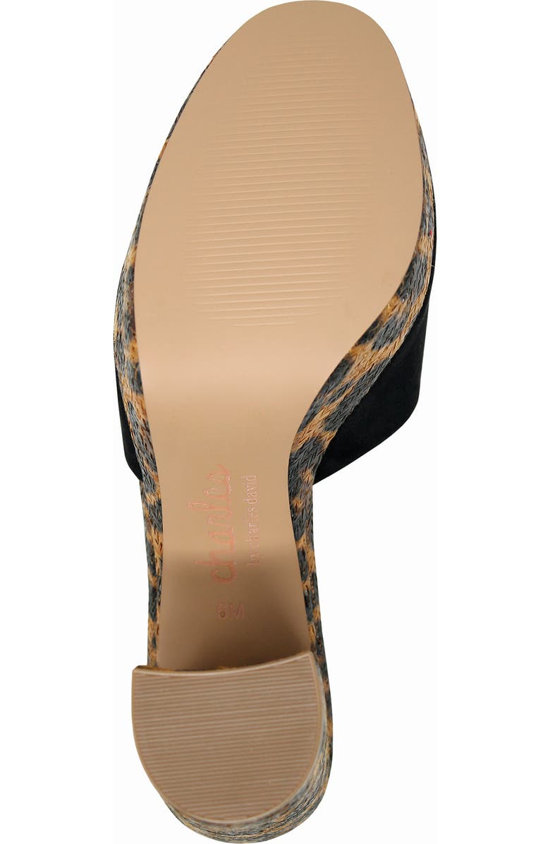 Charles by Charles David Myles Leopard Block Heel Sandal, Alternate, color,