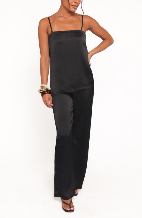 Selena Satin Camisole & Pants Set