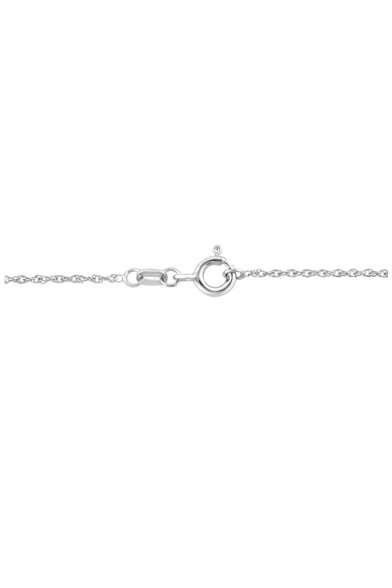 Sterling Silver Diamond Heart Pendant Necklace - 0.67 ctw., Alternate, color, WHITE