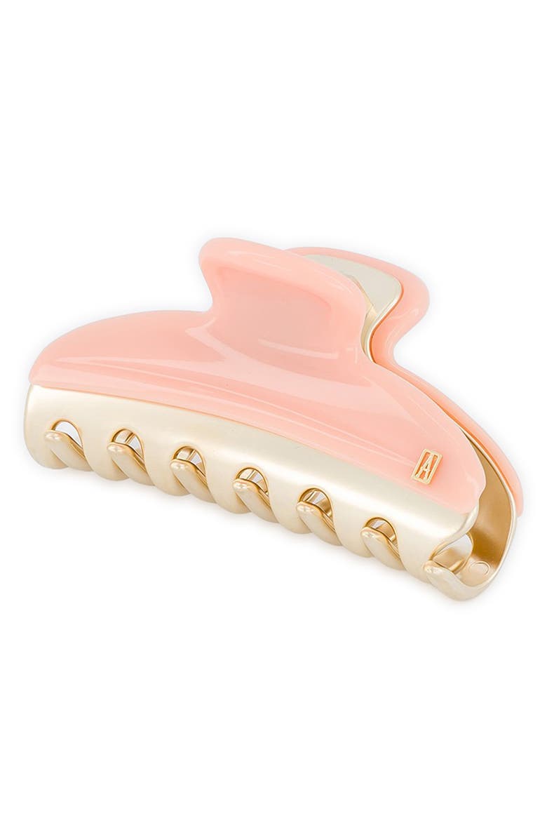 Alexandre de Paris Medium Two-Tone Claw Clip, Alternate, color, Orange Coral