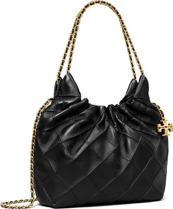 Mini Fleming Quilted Leather Hobo Bag