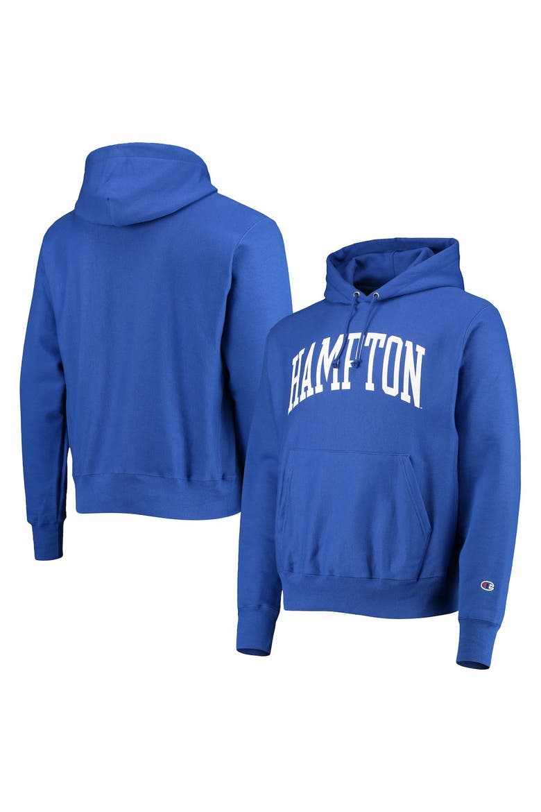 Men's Champion Royal Hampton Pirates Tall Arch Pullover Hoodie, Alternate, color, Royal