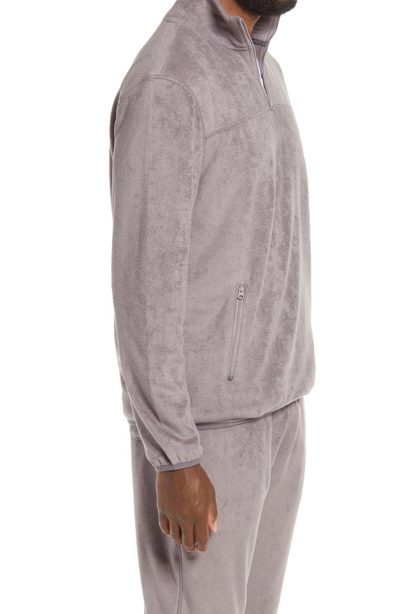 Daniel Buchler Quarter Zip Fleece Pullover, Alternate, color,