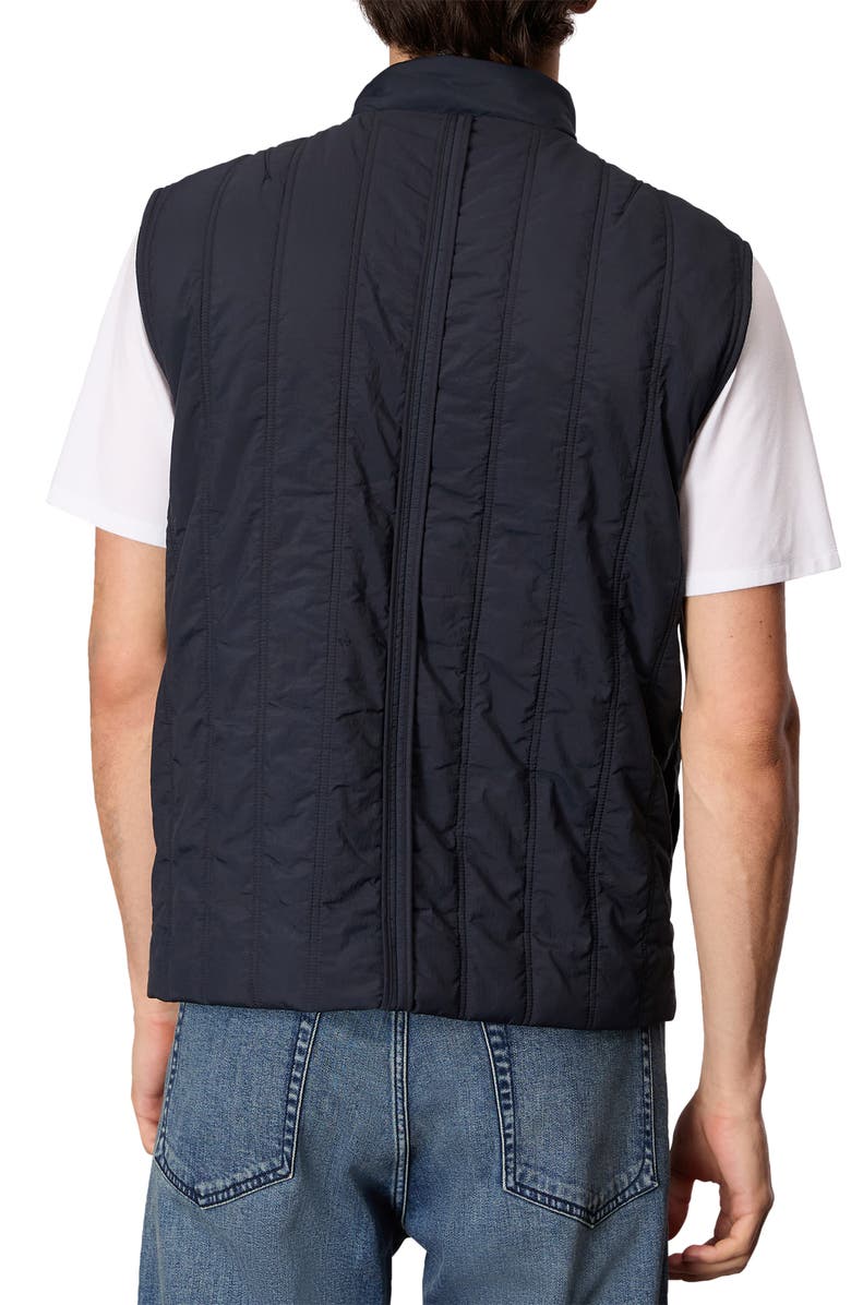 rag & bone Maxwell Quilted Nylon Vest, Alternate, color, 
