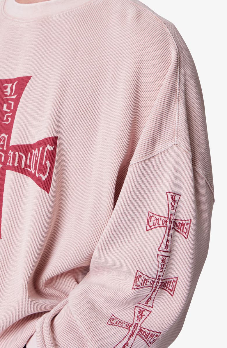 mnml Washed LA Long Sleeve Thermal Knit T-Shirt, Alternate, color, 