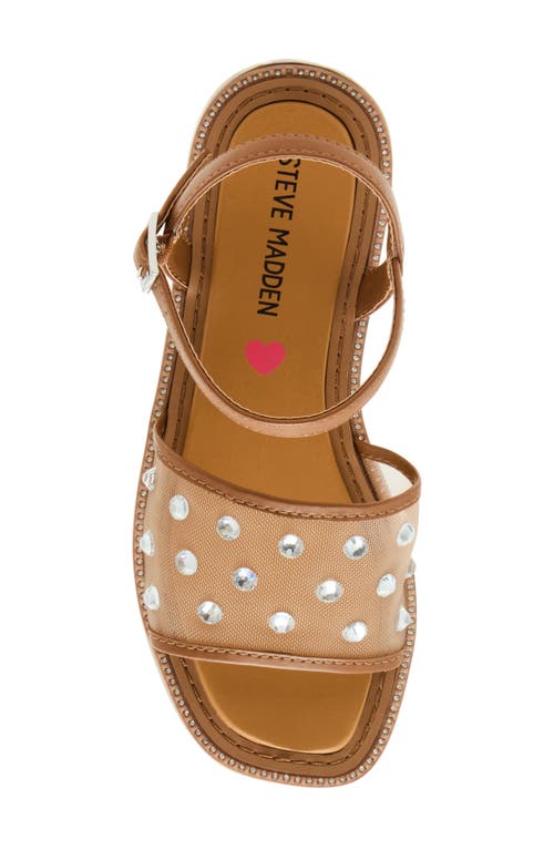 Steve Madden Kids' Ziggie Ankle Strap Flat Sandal