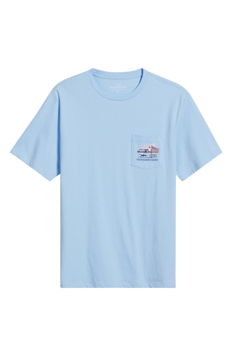 vineyard vines Lighthouse Wakes Pocket Graphic T-Shirt, Alternate, color, 