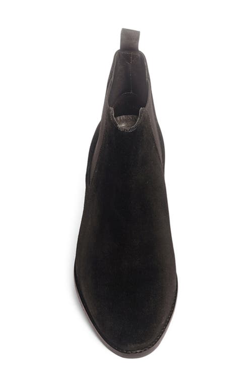 Anthony Veer Michelle Chelsea Boot In Black Suede