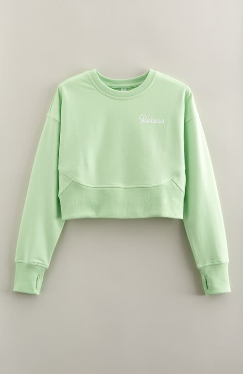 Recess Pickleball x Zella Kids' Court Graphic Sweatshirt in Green Verde  product