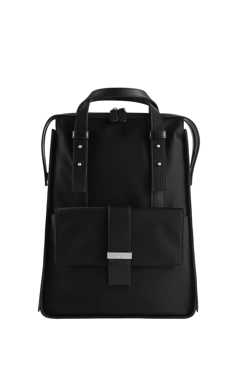 Esthera 7AM Nylon Backpack, Main, color, Black