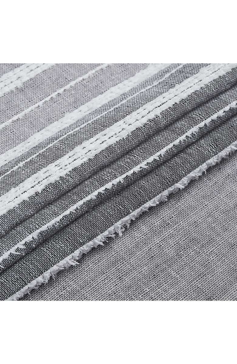 DAINTY HOME Daniella Textured Chenille Shower Curtain, Alternate, color, 