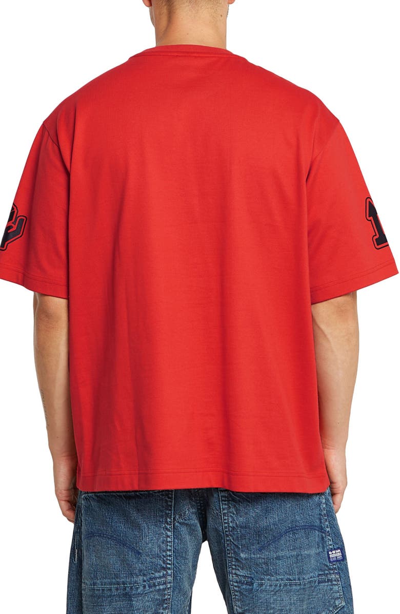 G-STAR Barcode Boxy Organic Cotton Graphic T-Shirt, Alternate, color, 