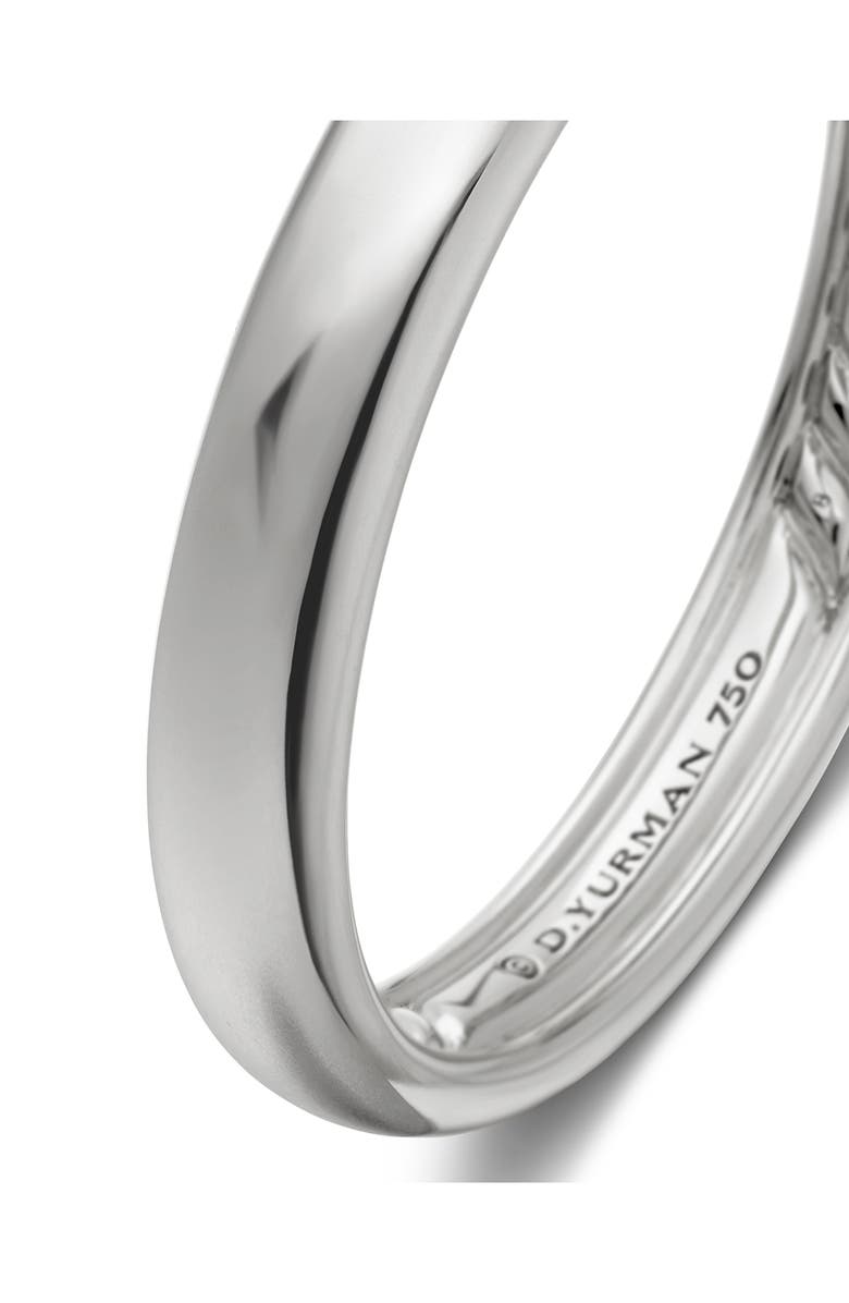 David Yurman Classic Band in 18K Gold, Alternate, color, White Gold