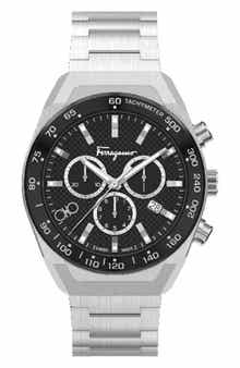 FERRAGAMO SLX GMT Bracelet Watch, 43mm