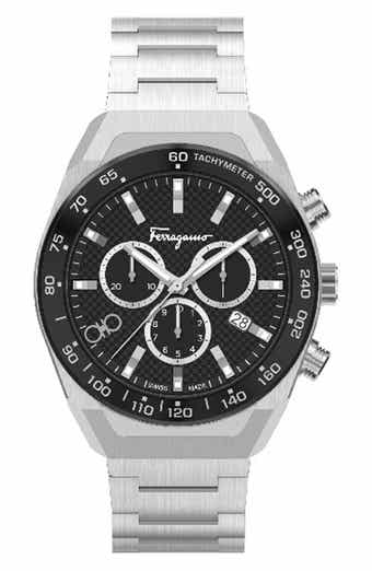 FERRAGAMO SLX GMT Bracelet Watch, 43mm