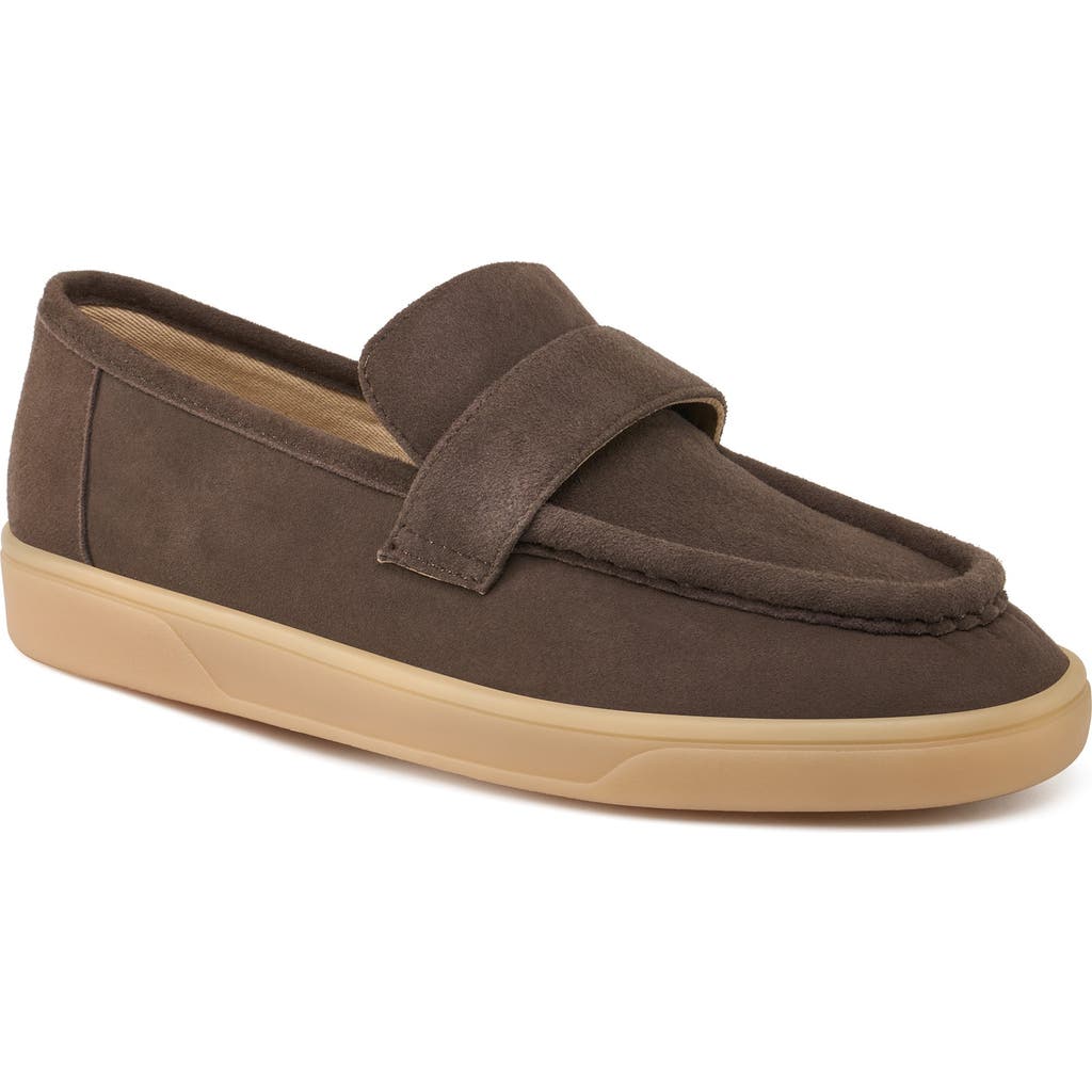 Jslides Heath Leather Loafer In Animal Print