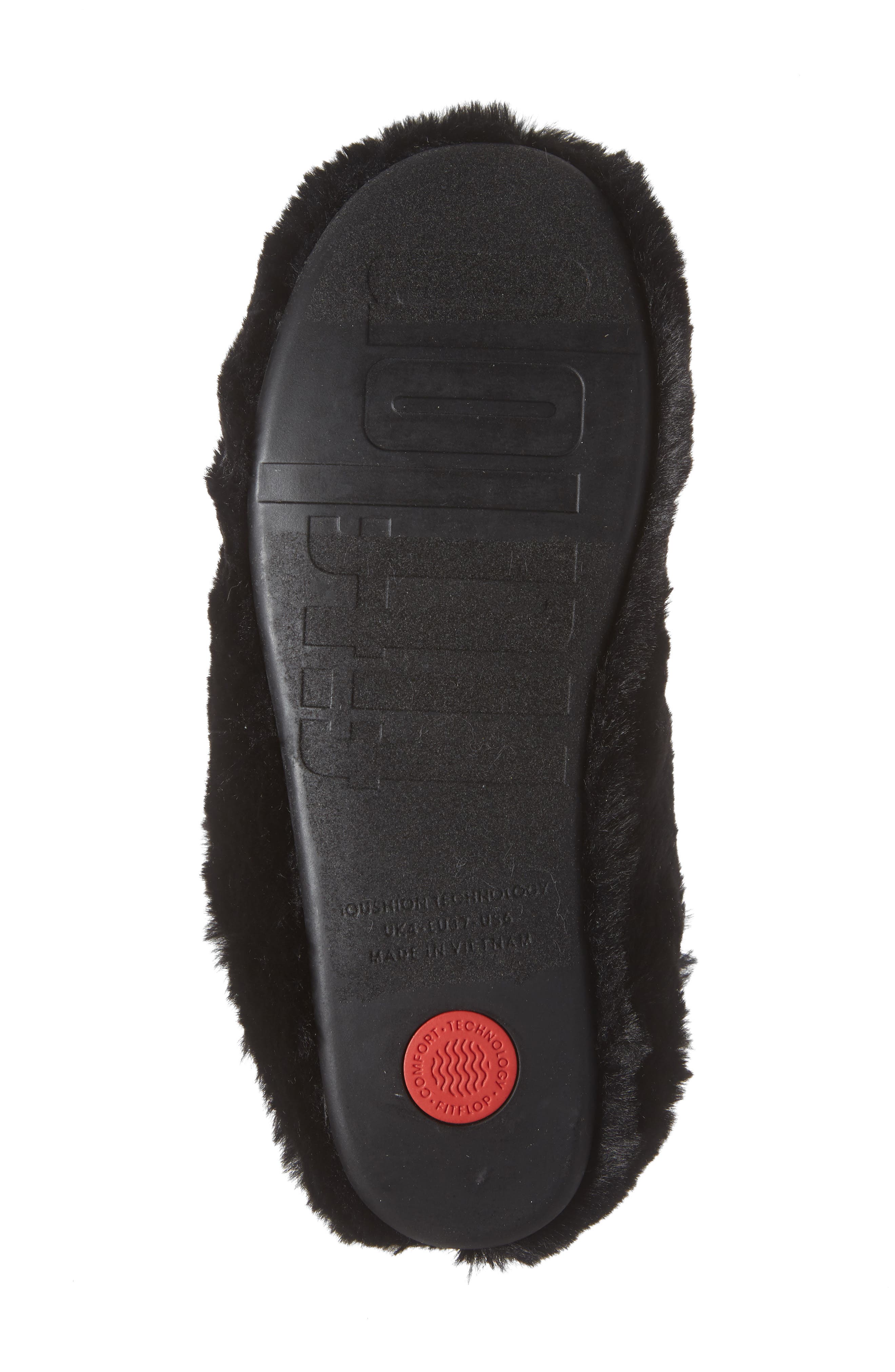 FitFlop Faux Fur Slipper, Alternate, color, 