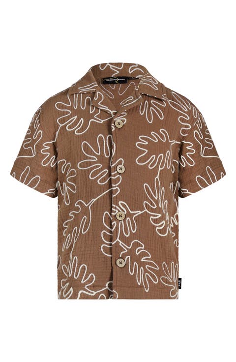 Kids' Textured Short Sleeve Shirt
