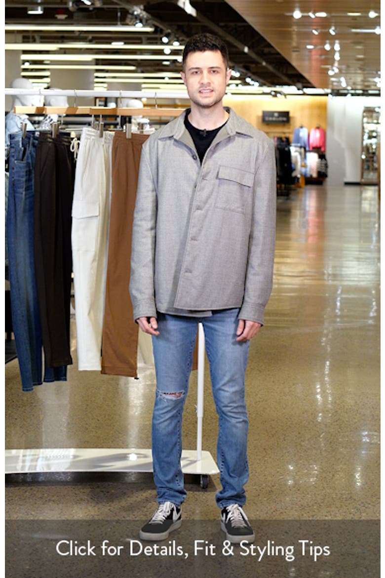 Corvin Inpad Virgin Wool Blend Overshirt video