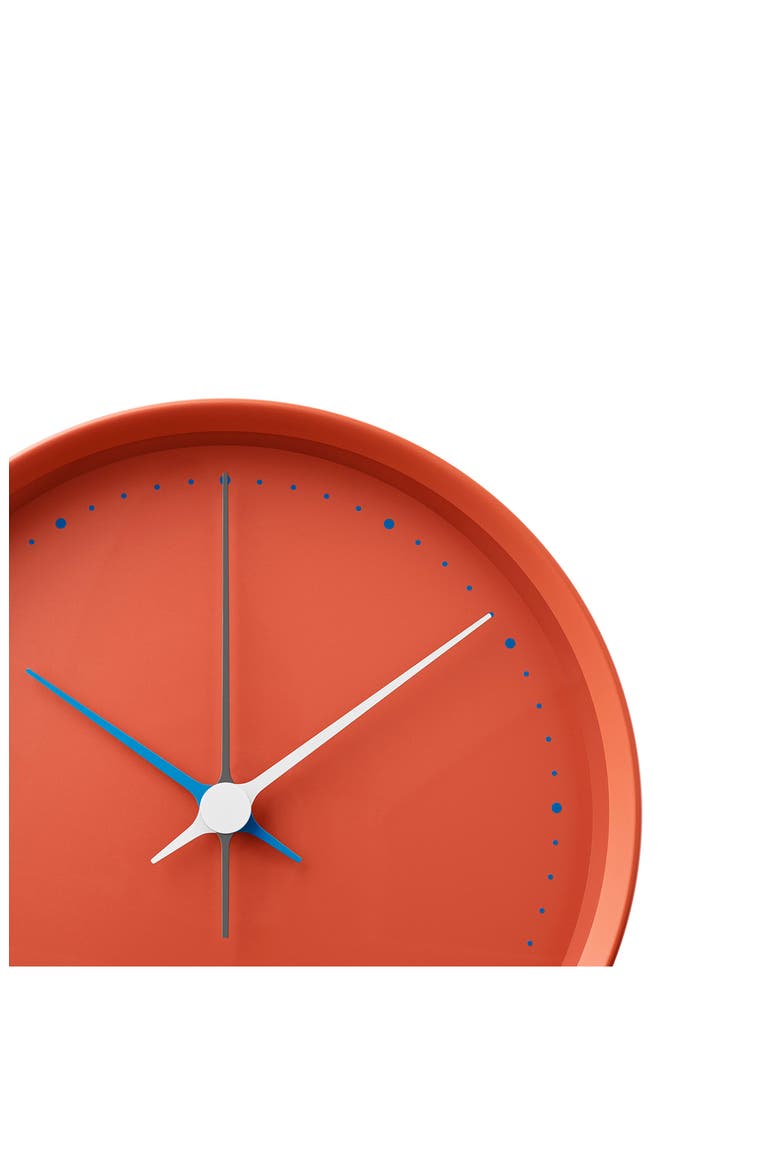 Koppel Wall Clock, Alternate, color, RED