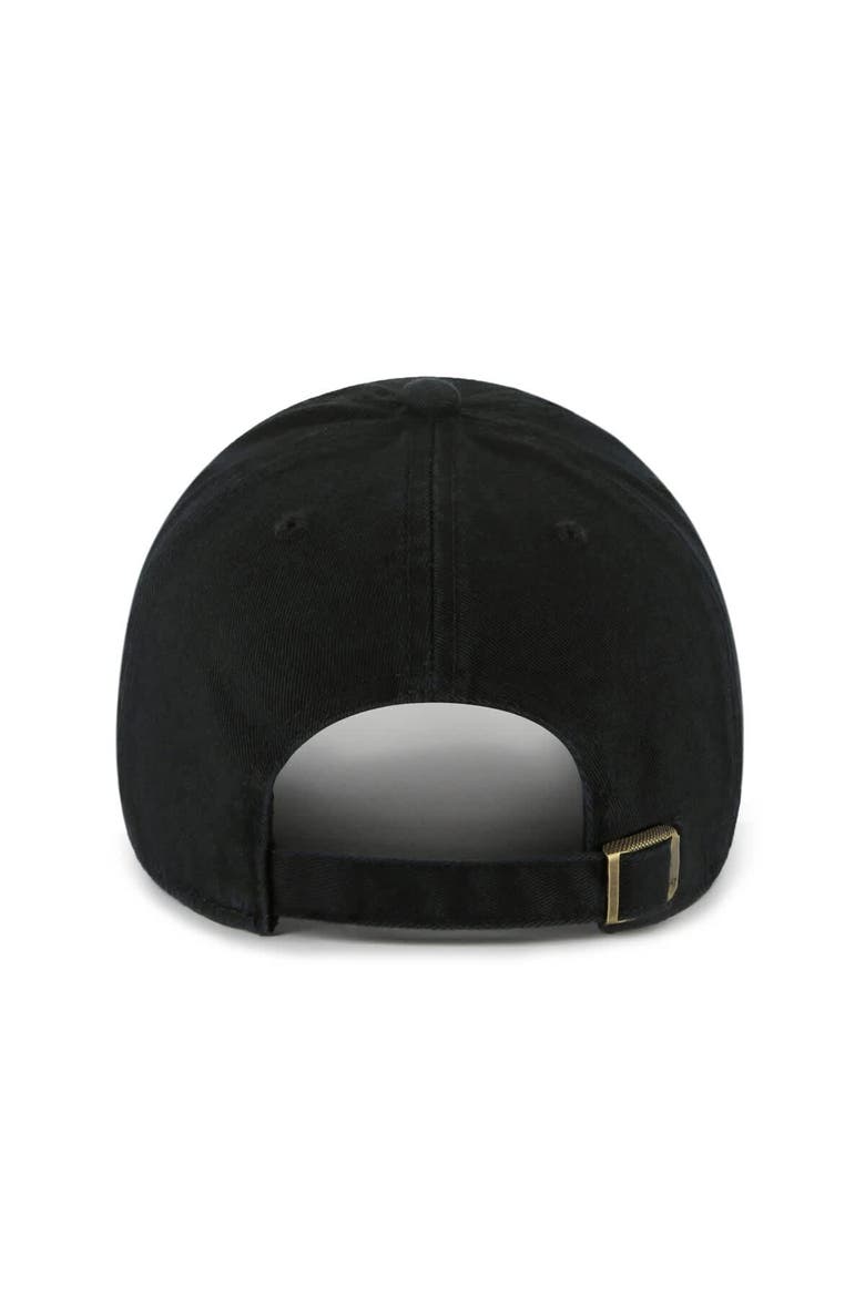 Men's '47 Black Purdue Boilermakers Vault Clean Up Adjustable Hat, Alternate, color, Black