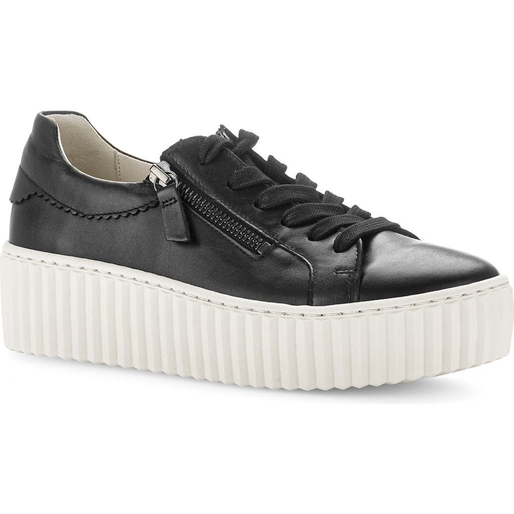 Gabor 53.200 Platform Sneaker In Black