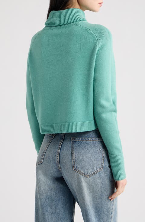 Pugliese Crop Turtleneck Sweater