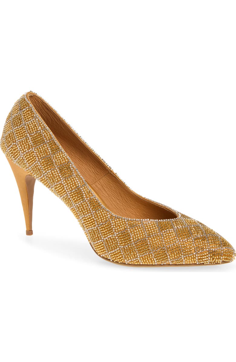 Jeffrey Campbell Wealth Pump, Main, color, Gold Combo