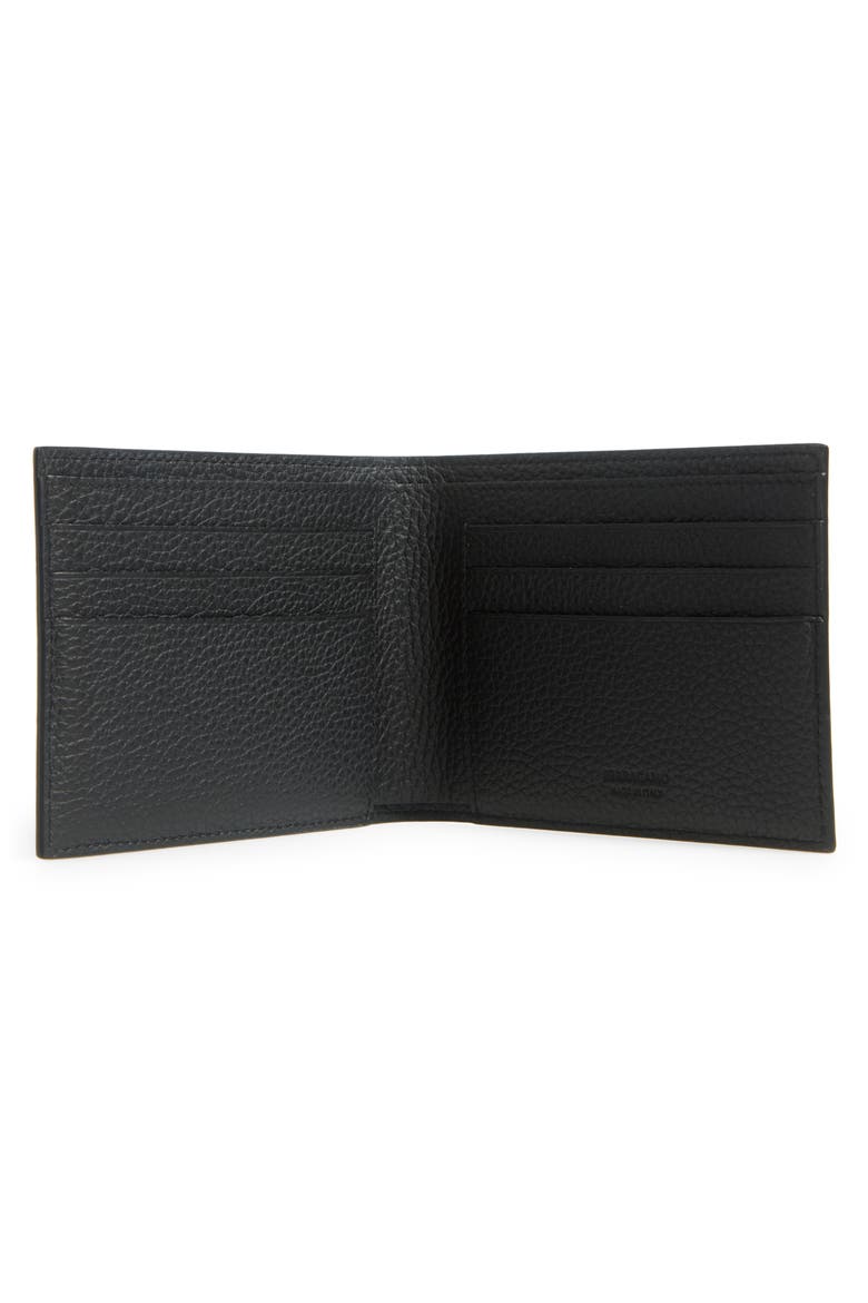 Monogram Coated Canvas Bifold Wallet, Alternate, color, NERO/ GRIGIO