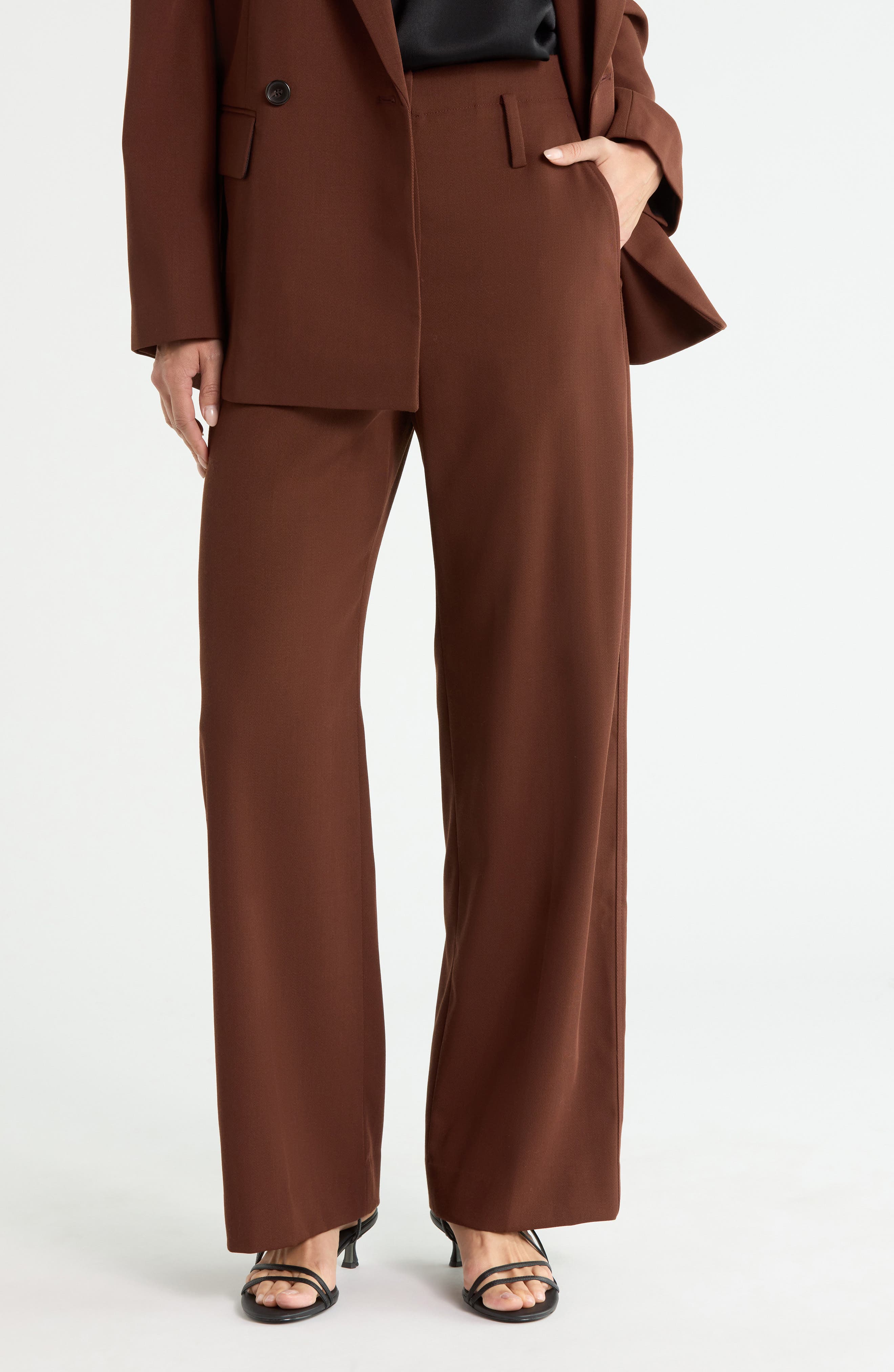 Liam High Waist Wide Leg Pants