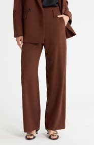 A.L.C. Liam High Waist Wide Leg Pants