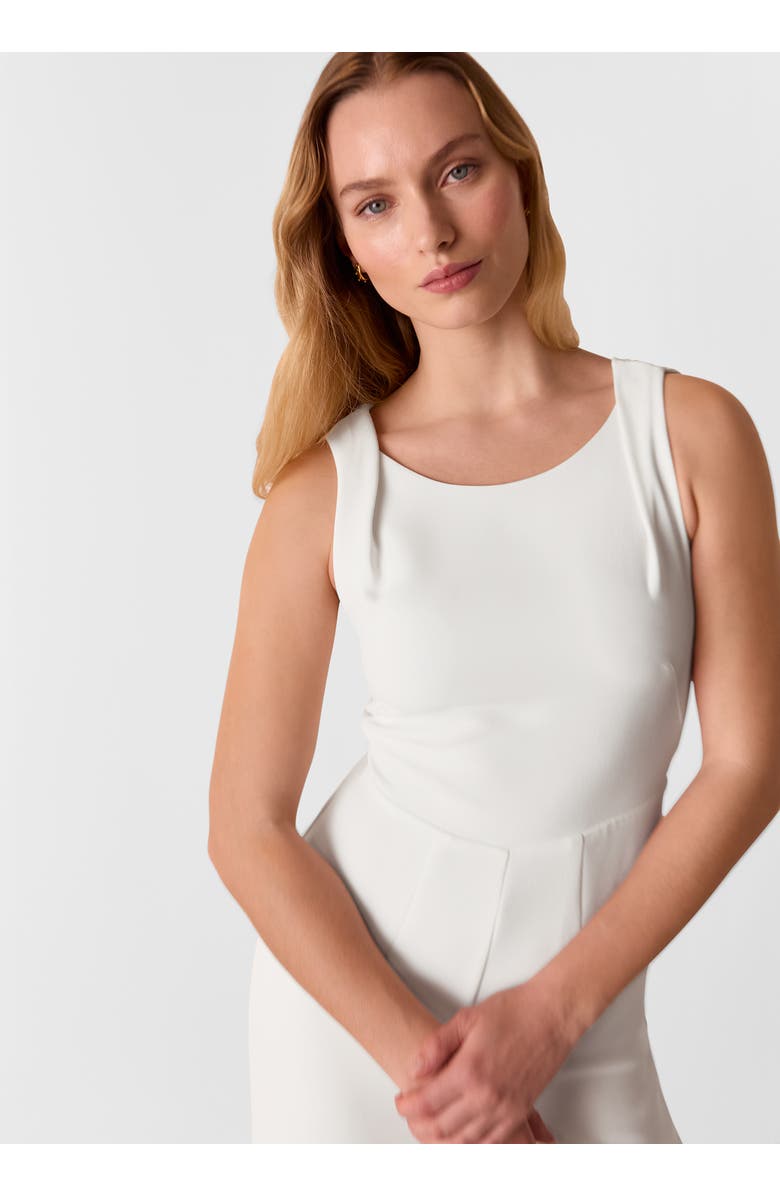 22454328 Tie Back Wide Leg Bridal Jumpsuit, Alternate, color, Ivory
