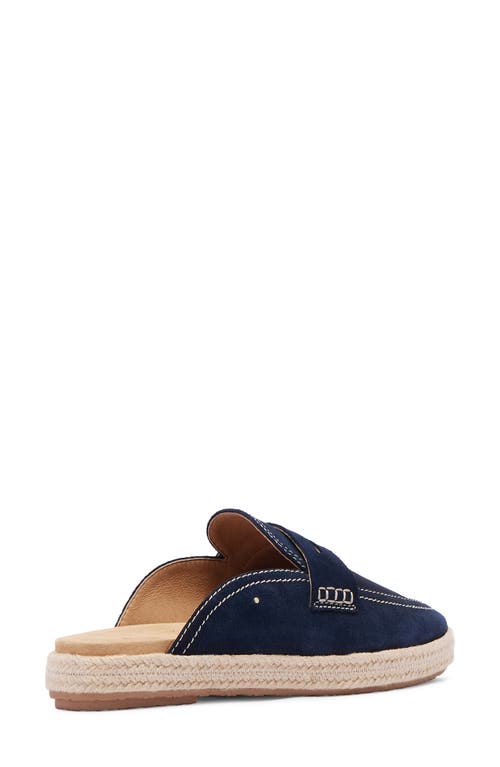 Frankie4 Arlie Loafer Mule In Navy Suede