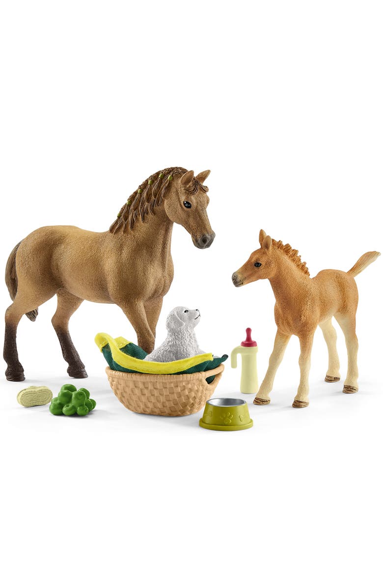 Schleich 9 Piece Toy Playset, Alternate, color, Multicolored