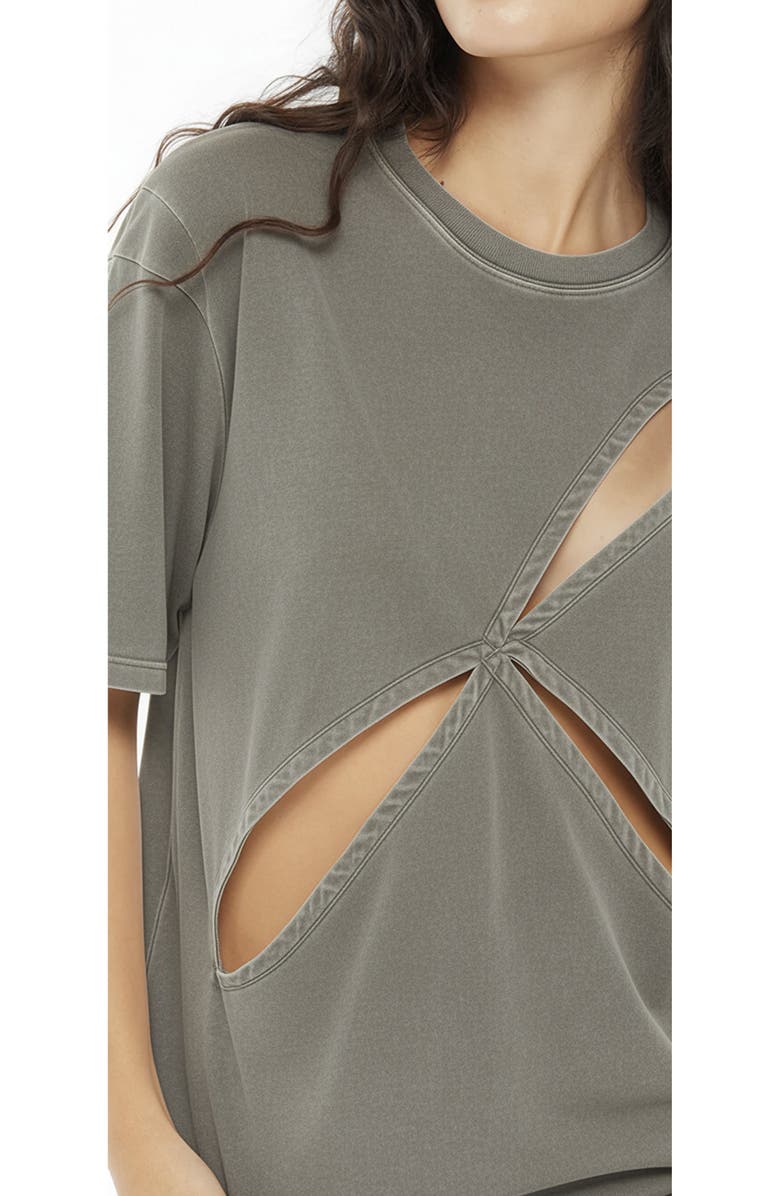 Mother of All Ariel Cut Out T-Shirt, Alternate, color, Dark Grey