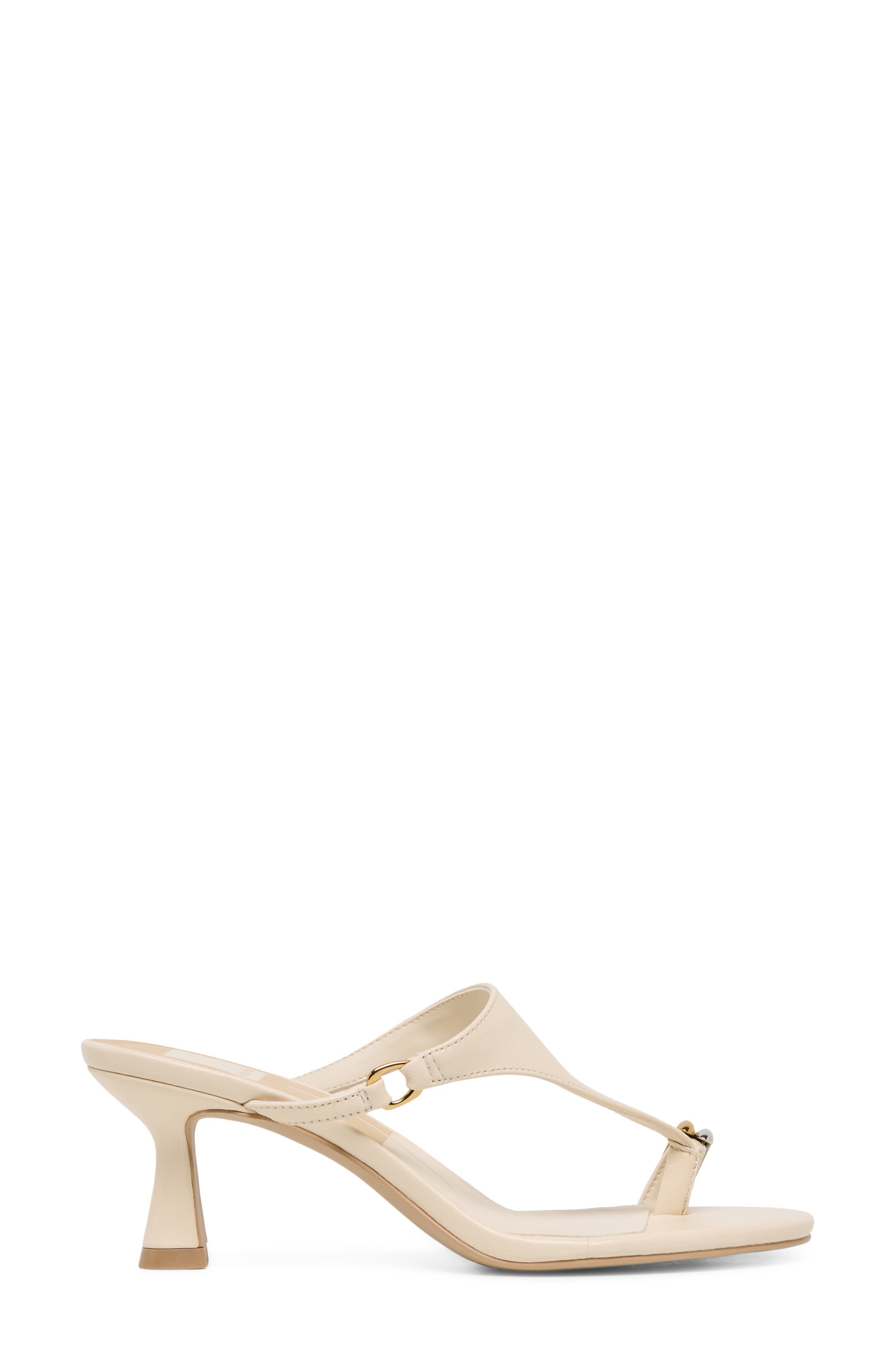 Derrel Toe Loop Sandal, Alternate, color, BONE LEATHER