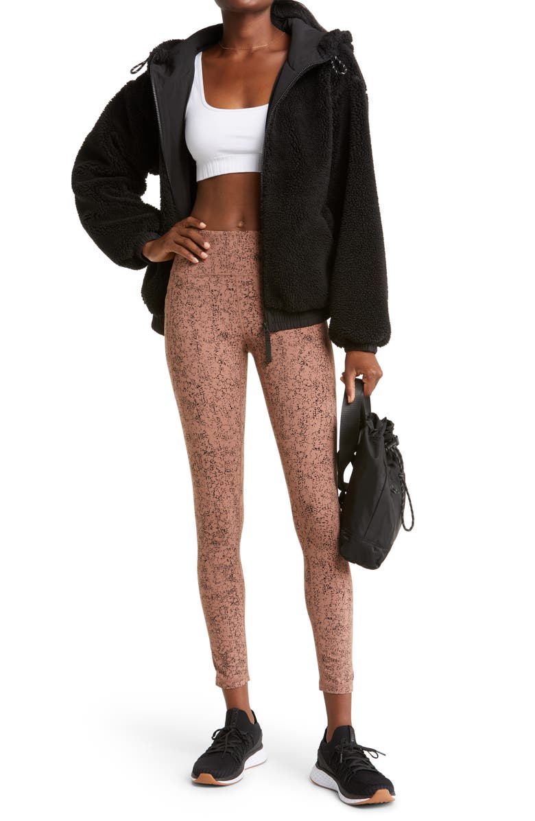 Zella Logan Faux Shearling Jacket, Alternate, color,