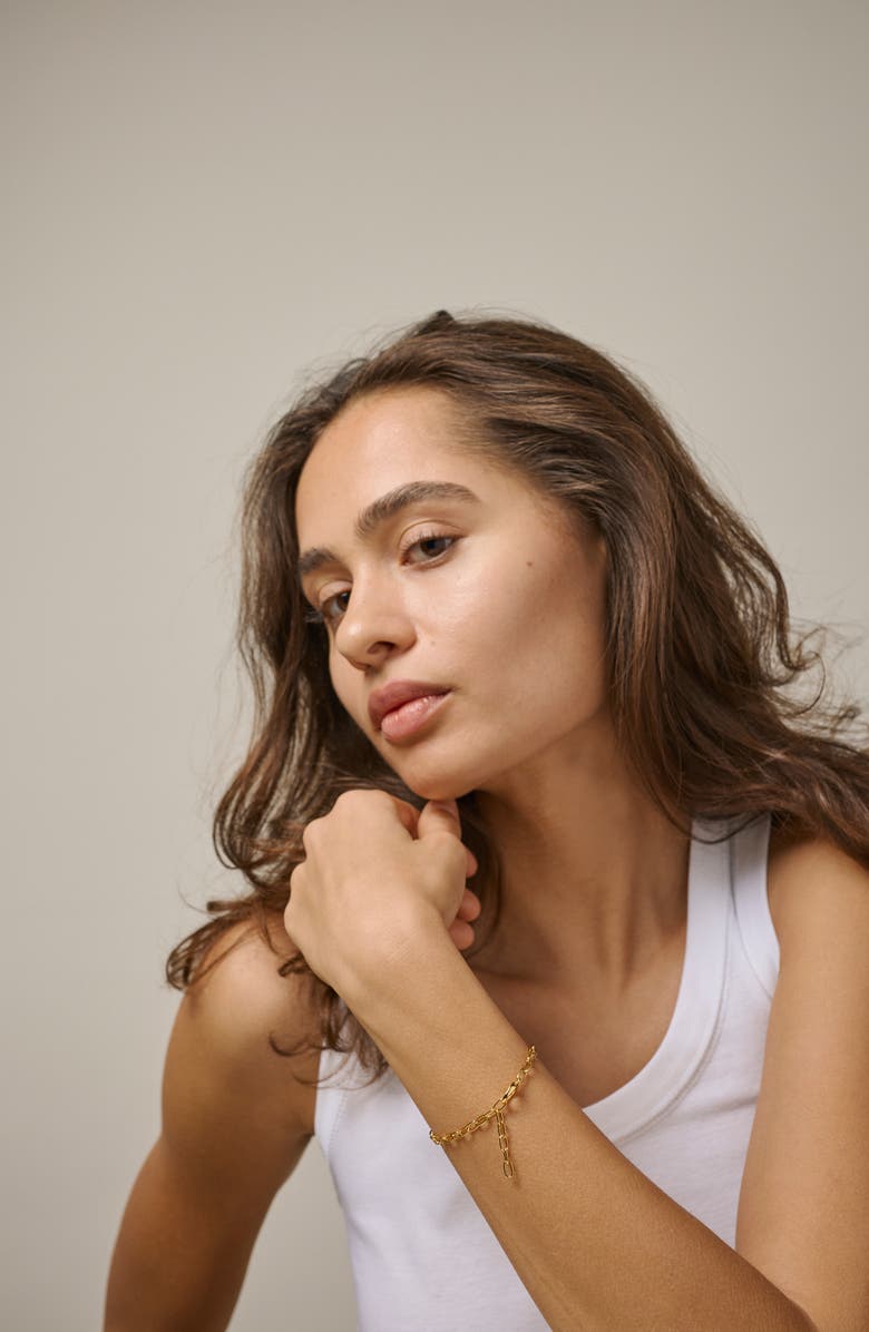 ENAMEL Copenhagen Medium Charm Bracelet, Alternate, color, Gold