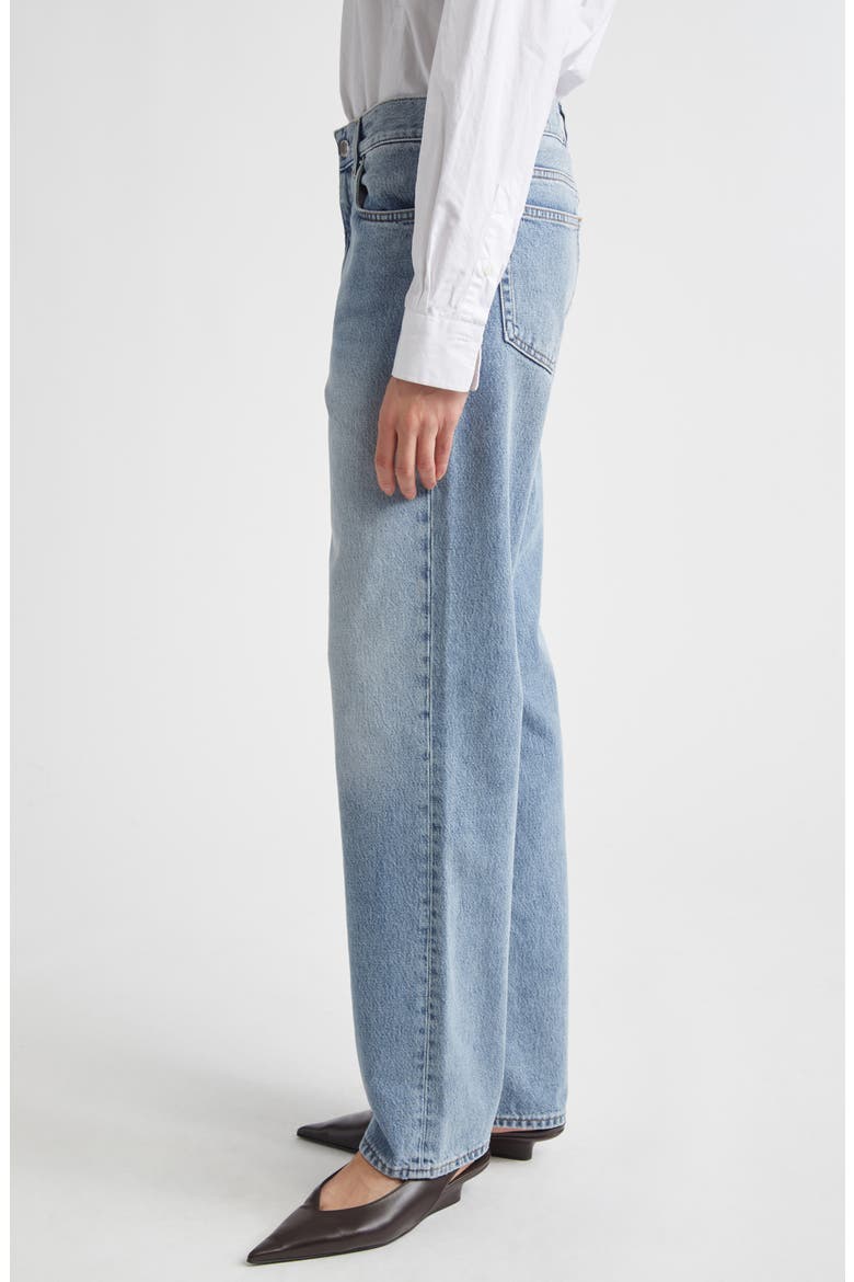 Low Rise Organic Cotton Straight Leg Jeans, Alternate, color, TRUE VINTAGE