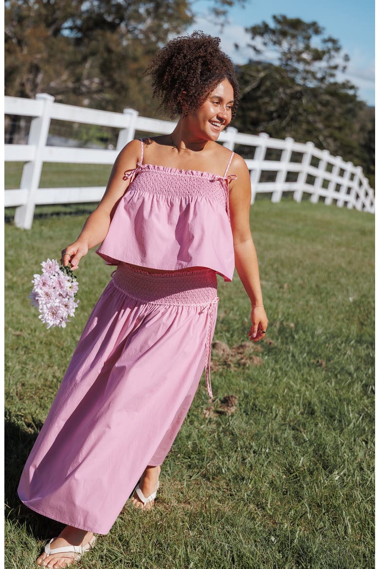 Mireille Babydoll Top, Alternate, color, PINK