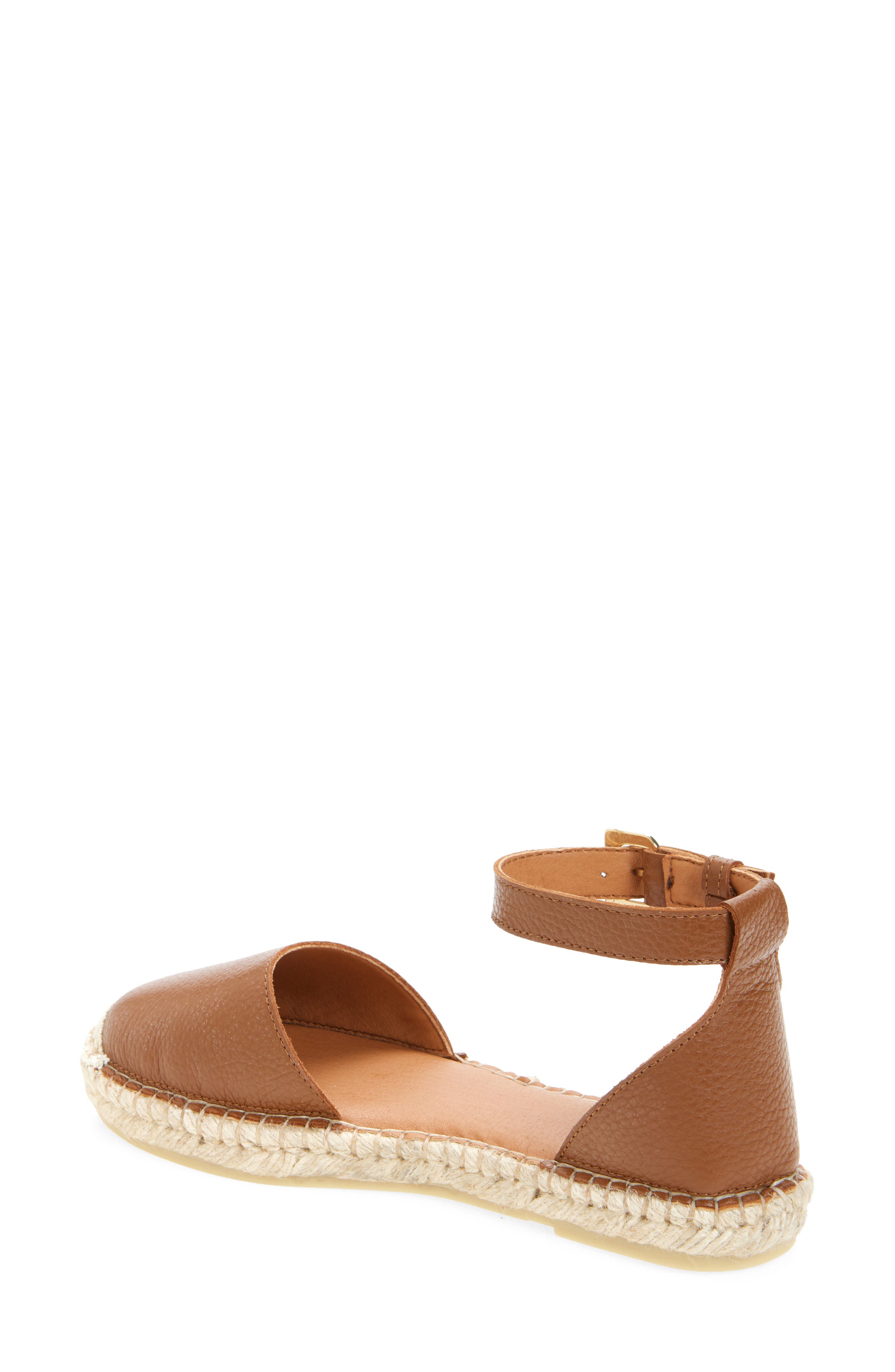 Sabella Espadrille Sandal, Alternate, color, COGNAC PEBBLED