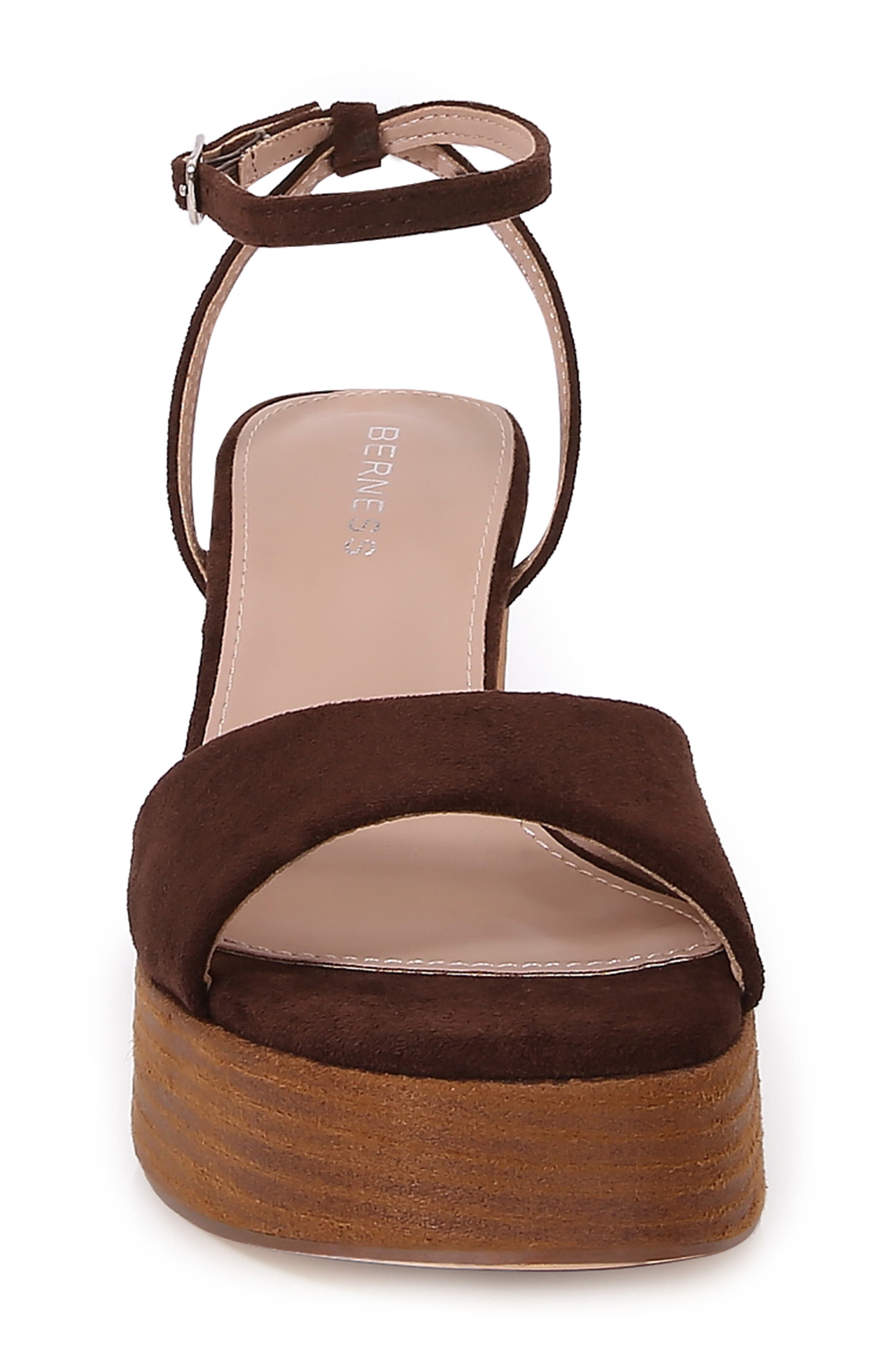 BERNESS Giulietta Platform Sandal, Alternate, color, Brown