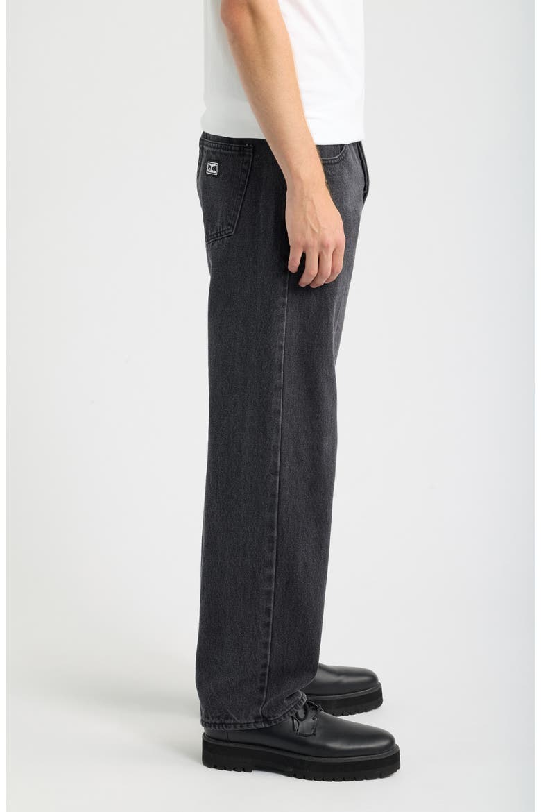 Boxcar Straight Leg Jeans, Alternate, color, FADED BLACK