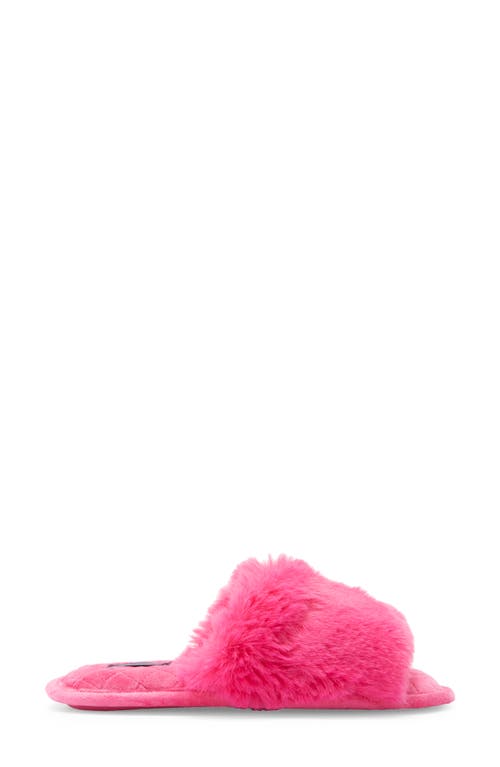 Rachel Roy Harper Faux Fur Slipper In Pink