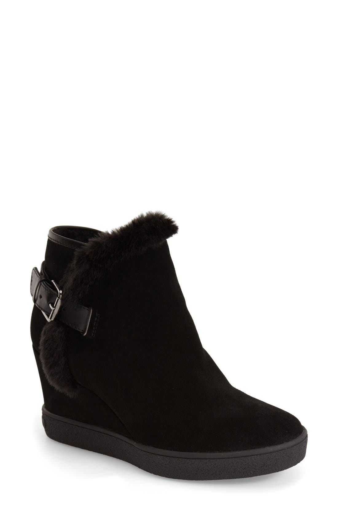 Aquatalia 'Cameron' Weatherproof Wedge Bootie, Main, color, 