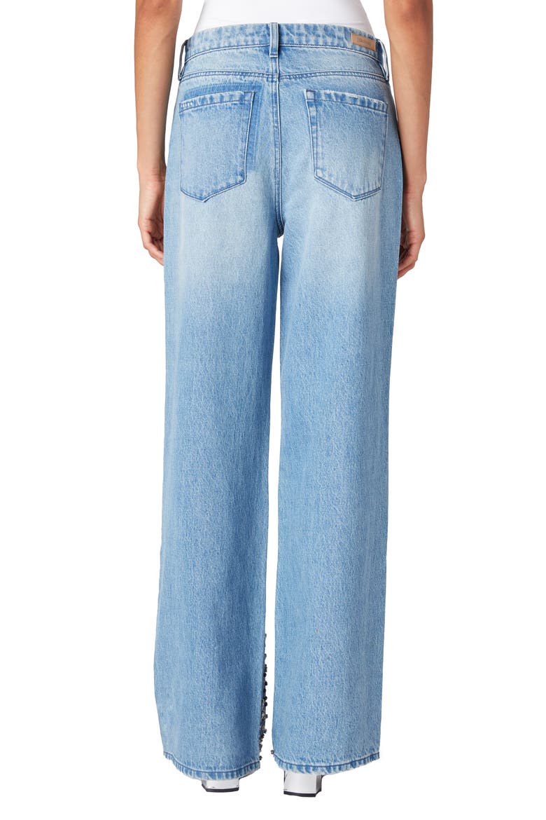 The Franklin Ribcage Wide Leg Jeans, Alternate, color, BLING OUT