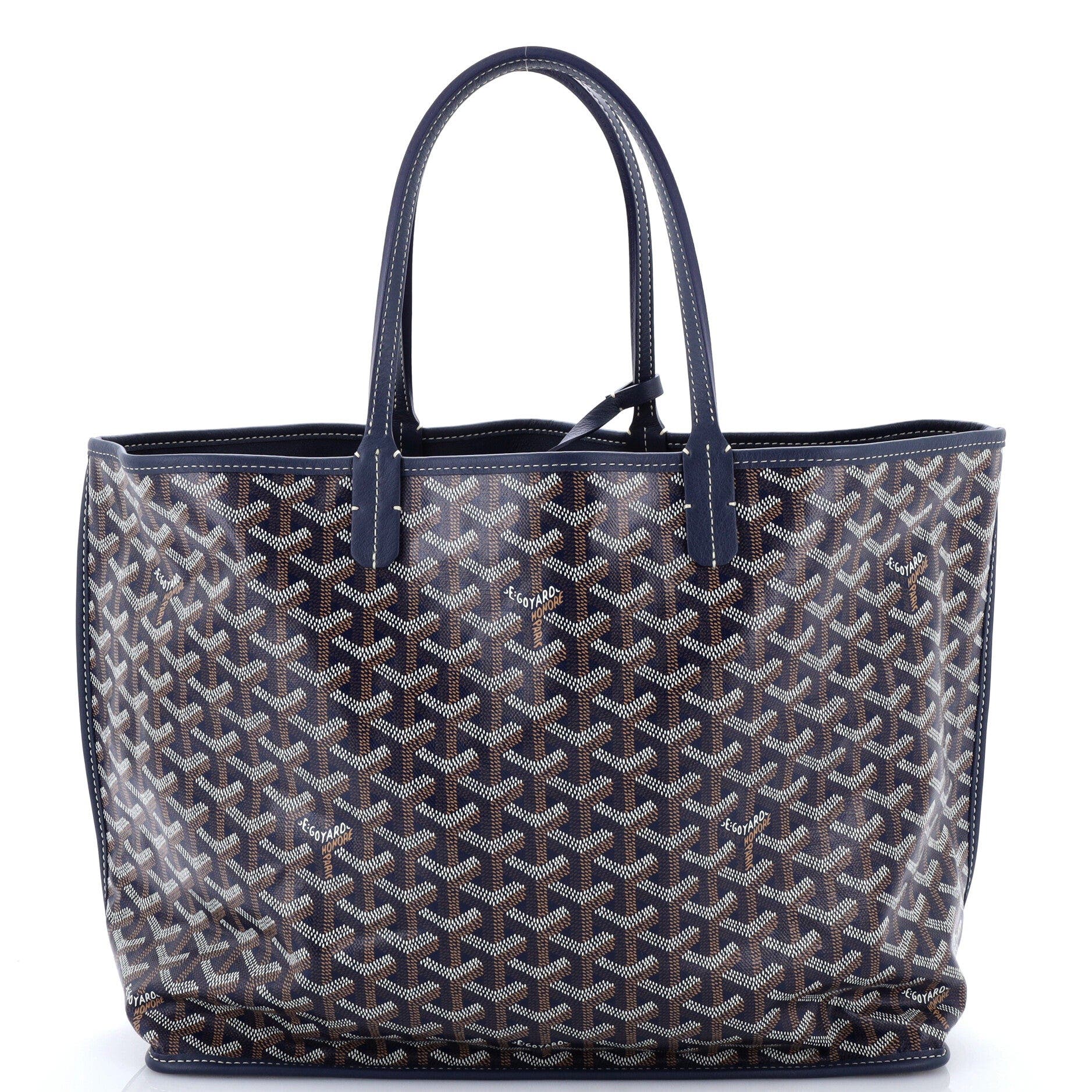Anjou Reversible Tote Coated Canvas PM, Main, color, Blue