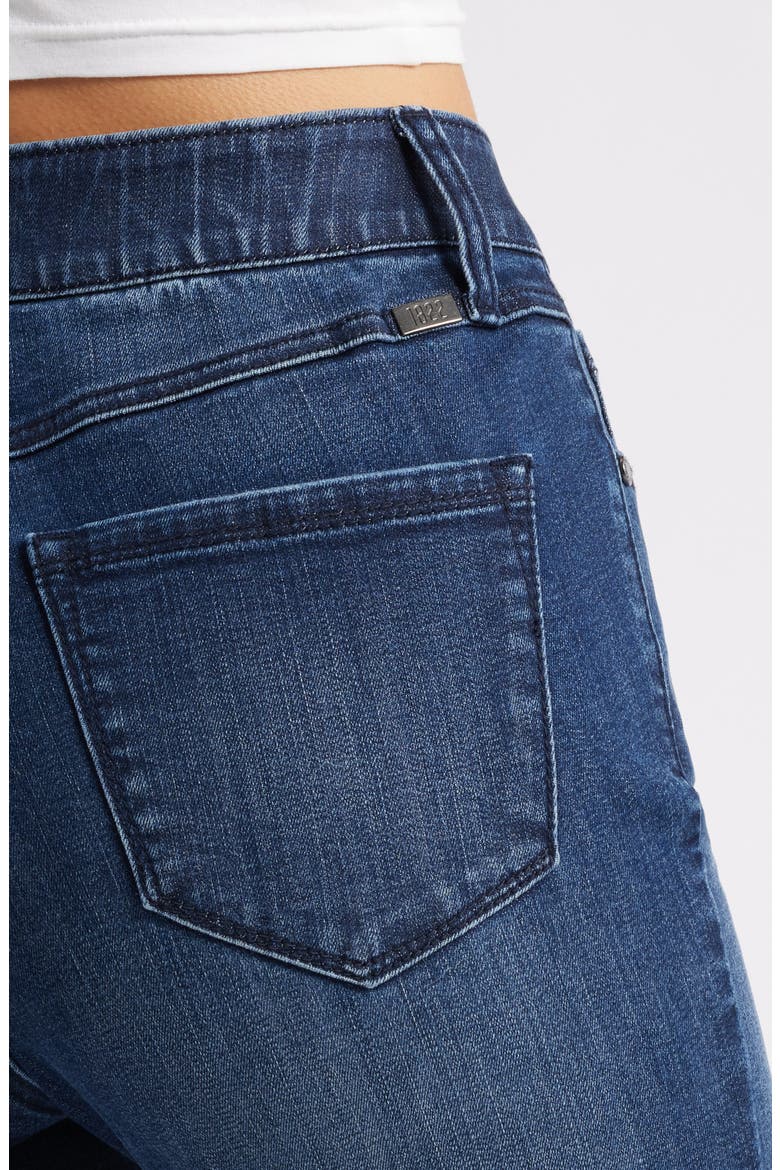 Magic Waistband High Waist Straight Leg Jeans, Alternate, color, GRAYDEN