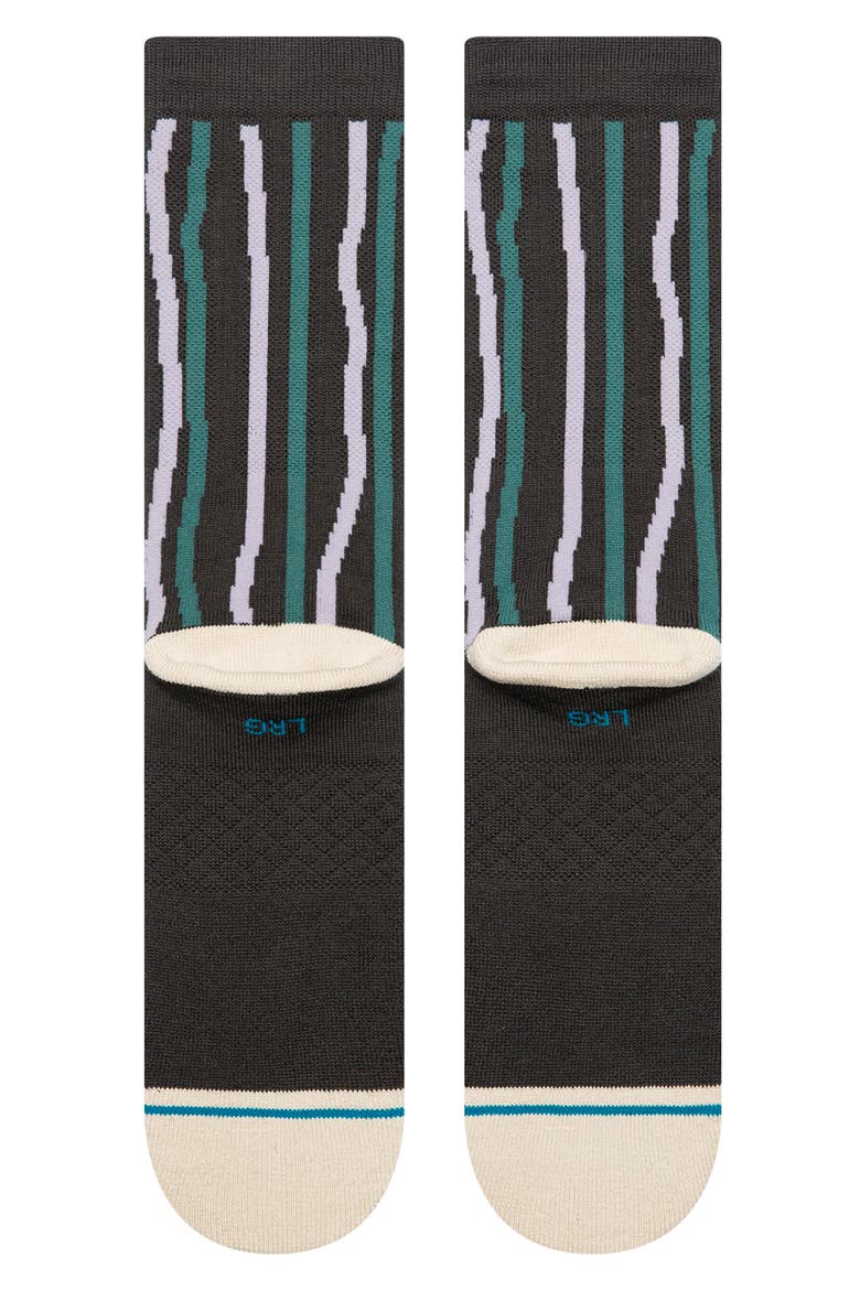 Kelp Crew Socks, Alternate, color, CHARCOAL